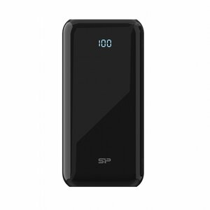 Silicon Power QS28 Powerbank | 20000mAh | 18W Power Delivery | 3-poorts USB-C & USB-A | LED-display | Zwart