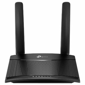 TP-Link TL-MR100 | 4G LTE Router | WiFi 4 (2,4 GHz) | Ethernet Fast (10/100 Mbps) | Zwart