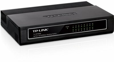 TP-LINK TL-SF1016D | Unmanaged Fast Ethernet Switch | 16 Poorten