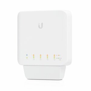 Ubiquiti UniFi USW-FLEX | Managed L2 Switch | Gigabit Ethernet (10/100/1000) | Power over Ethernet (PoE) | Wit