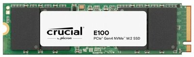 Crucial E100 | 1TB NVMe SSD | M.2 Gen4 | 5.000MB/s Lezen | 4.500MB/s Schrijven