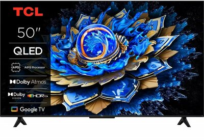 TCL 50T69C | 50" 4K Ultra HD QLED | 60Hz | Google TV | Dolby Vision | HDMI 2.1 | Smart TV