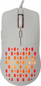 Baracuda OCTOPUS RGB | Bekabelde Gaming Muis | Rechtshandig | USB-A | 3600 DPI | Wit