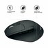 Logitech M720 Triathlon | Draadloze Muis | Rechtshandig | RF + Bluetooth | 1000 DPI | Zwart_