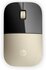 HP Z3700 | Ambidextrous Draadloze Muis | RF-Draadloos | 1200 DPI | Gold_