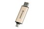 Transcend JetFlash 930C | 256GB USB-C 3.2 & USB-A 3.2 Flash Drive | Goud_
