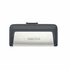 SanDisk Ganda UltraType | 256GB USB-C 3.2 & USB-A 3.2 Flash Drive | Zilver_