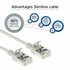 ACT netwerkkabel | Cat6a | U/FTP (STP) | 1,5 m | Grijs | DC7051_