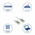 ACT netwerkkabel | Cat6a | U/FTP (STP) | 1,5 m | Grijs | DC7051_
