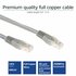 ACT netwerkkabel | Patchkabel | Cat6 | U/UTP (UTP) | 0,5 m | Grijs | RJ45 connectoren_