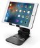 Mobiparts Tablet Stand Holder Metal size L - Zwart_