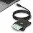 ACT AC6015 USB Smartcard eID Kaartlezer – Zwart | USB 2.0 | Geschikt voor Windows & macOS_