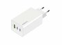 Mobiparts GaN Wall Charger USB-Cx2/USB-A3.0/QC 65W Wit_