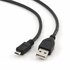 Gembird CCP-MUSB2-AMBM-1M | USB 2.0 | USB-A naar Micro-USB-B | 1m | Zwart_