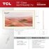 TCL NXTFRAME 55A300W Wit 55" | Ultra HD 4K QLED Smart TV | Google TV + Wi-Fi | Dolby Vision | Slim Design met NXTFRAME | 120Hz_