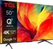 TCL 50QLED780 50'' | Ultra HD 4K | QLED Smart TV | Wifi & Google TV | Quantum Dot Kleursaturatie | HDR10 | 60Hz_