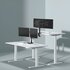 SBOX LCD-352/2-2 | Verstelbare Monitor-bureaubeugel | Tot 32" | Max 9kg | VESA 100x100 | 2 Monitoren_