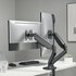SBOX Flex LCD-S024-2 | Verstelbare Monitor-bureaubeugel | Tot 32" | Max 9kg | VESA 100x100 | 2 Monitoren_
