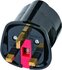 Brennenstuhl Reisadapter | Geaard | Type G (VK) naar Type F | Zwart_