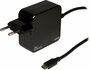 Inter-Tech Argus PD-2045 | Universele USB-C Oplader 45W | Zwart | Met Geïntegreerde Kabel_
