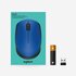 Logitech M171 | Draadloze Muis | Links- en Rechtshandig | RF | 1000 DPI | Zwart/Blauw_