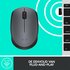 Logitech M170 | Draadloze Muis | Links- en Rechtshandig | RF | 1000 DPI | Grijs_