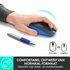 Logitech M190 | Draadloze Muis | Links- en Rechtshandig | RF | 1000 DPI | Zwart/Blauw_