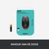 Logitech M190 | Draadloze Muis | Links- en Rechtshandig | RF | 1000 DPI | Zwart/Rood_