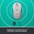 Logitech Signature M650 | Draadloze Muis | Rechtshandig | RF + Bluetooth | 2000 DPI | Wit_