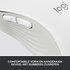 Logitech Signature M650 | Draadloze Muis | Rechtshandig | RF + Bluetooth | 2000 DPI | Wit_