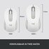 Logitech Signature M650 | Draadloze Muis | Rechtshandig | RF + Bluetooth | 2000 DPI | Wit_