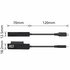 ACT kabel-tussenstuk | USB-C naar SATA 7-pin + 15-pin | Zwart | AC1525_