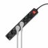 ACT AC2465 | Stekkerdoos | 6 Stopcontacten | 3 m | Binnen | Zwart_