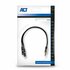 ACT AC3620 | 3.5mm Splitterkabel | 0,15 Meter | 1x Male naar 2x Female | Zwart_