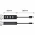 ACT AC6205 | USB 2.0 Interface Hub | 480 Mbps | Zwart_