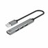 ACT AC6225 | USB 2.0 Interface Hub | 480 Mbit/s | Grijs_