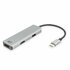 ACT AC7013 | Docking Station & Poortreplicator | USB-C 3.2 Gen 1 | Zwart/Grijs_