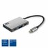 ACT AC7070 | USB-C Hub 4 Port | 2x USB-C & 2x USB-A | SuperSpeed 10 Gbit/s_