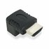 ACT AC7570 haaks kabel-tussenstuk | HDMI | Zwart_