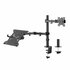 ACT AC8305 | Notebookstandaard tot 15.6" & Monitorarm tot 32" | Zwart_