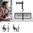 ACT AC8326 | Verstelbare Monitor-bureaubeugel | Tot 32" | Max 12kg | VESA 100x100 | 2 Monitoren_