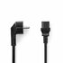 Nedis CEGL10000BK50 | 5 m Stroomkabel | CEE 7/7 Male (Haaks) naar IEC C13 | Zwart_
