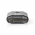 Nedis CRDRU2100BK | Geheugenkaartlezer | USB 2.0 | Zwart_
