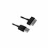 Ewent mobiele telefoonkabel | USB-A naar Samsung 30-pin | 1 m | Zwart | EW9907_