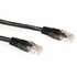ACT netwerkkabel | Patchkabel | Cat6 | U/UTP (UTP) | 1 m | Zwart | RJ45 connectoren_