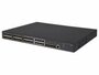 HPE 5130-24G-SFP-4SFP+ EI | Refurbished Silver L3 Managed Switch | 24x Gigabit SFP | 4x 10G SFP+ | 1U Rackmount | Zwart_