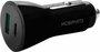 Mobiparts Car Charger | 2-Poorts USB-C & USB-A Autolader 30W PD Fast Charging | Zwart_