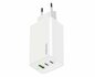 Mobiparts GaN Wall Charger | 2x USB-C & 3.0 USB-A QC 65W | Wit_