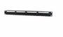 Gembird Patchpanel | 24-poorts Cat5e | Inclusief kabelorganizer | 19" Rackmount | Zwart_