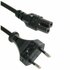 Gembird electriciteitssnoer | 2-pin | Zwart | 1,8 m | PC-184-VDE_